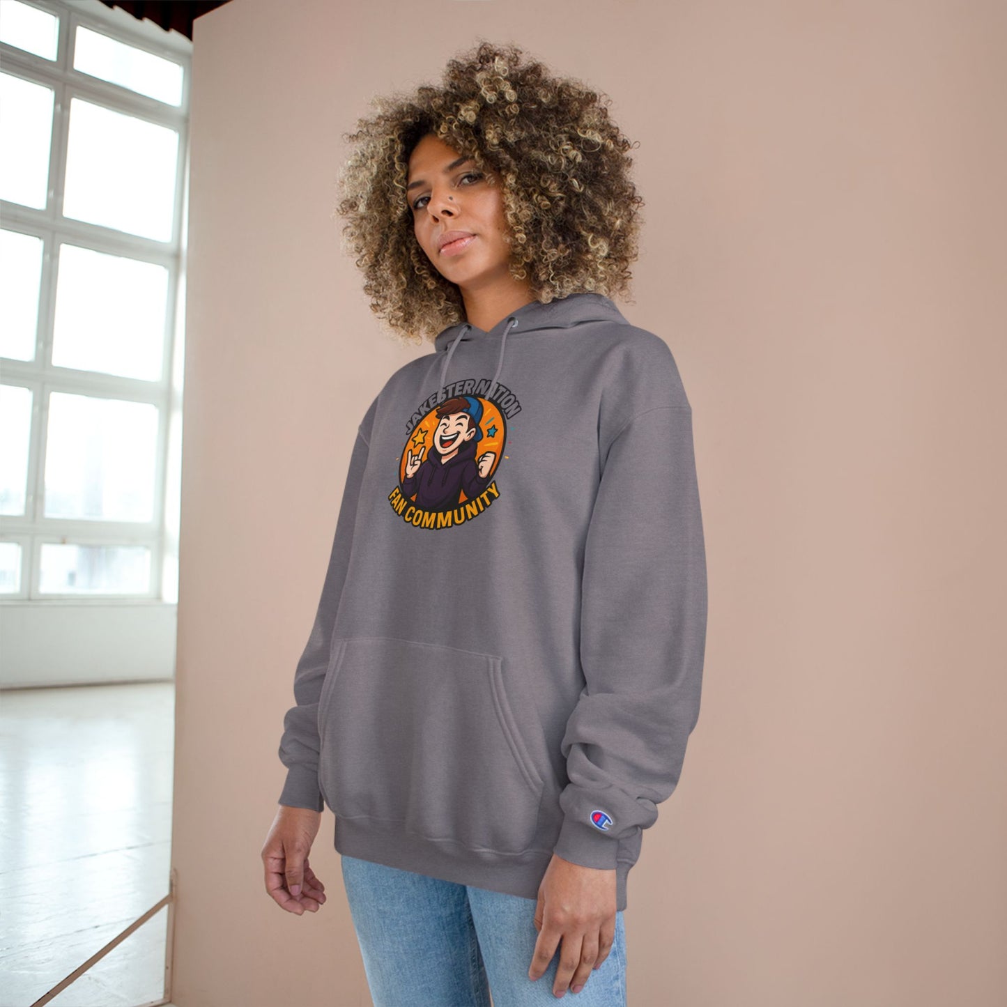 Champion Hoodie - Jakester Nation Fan Community | One Shot One Legend