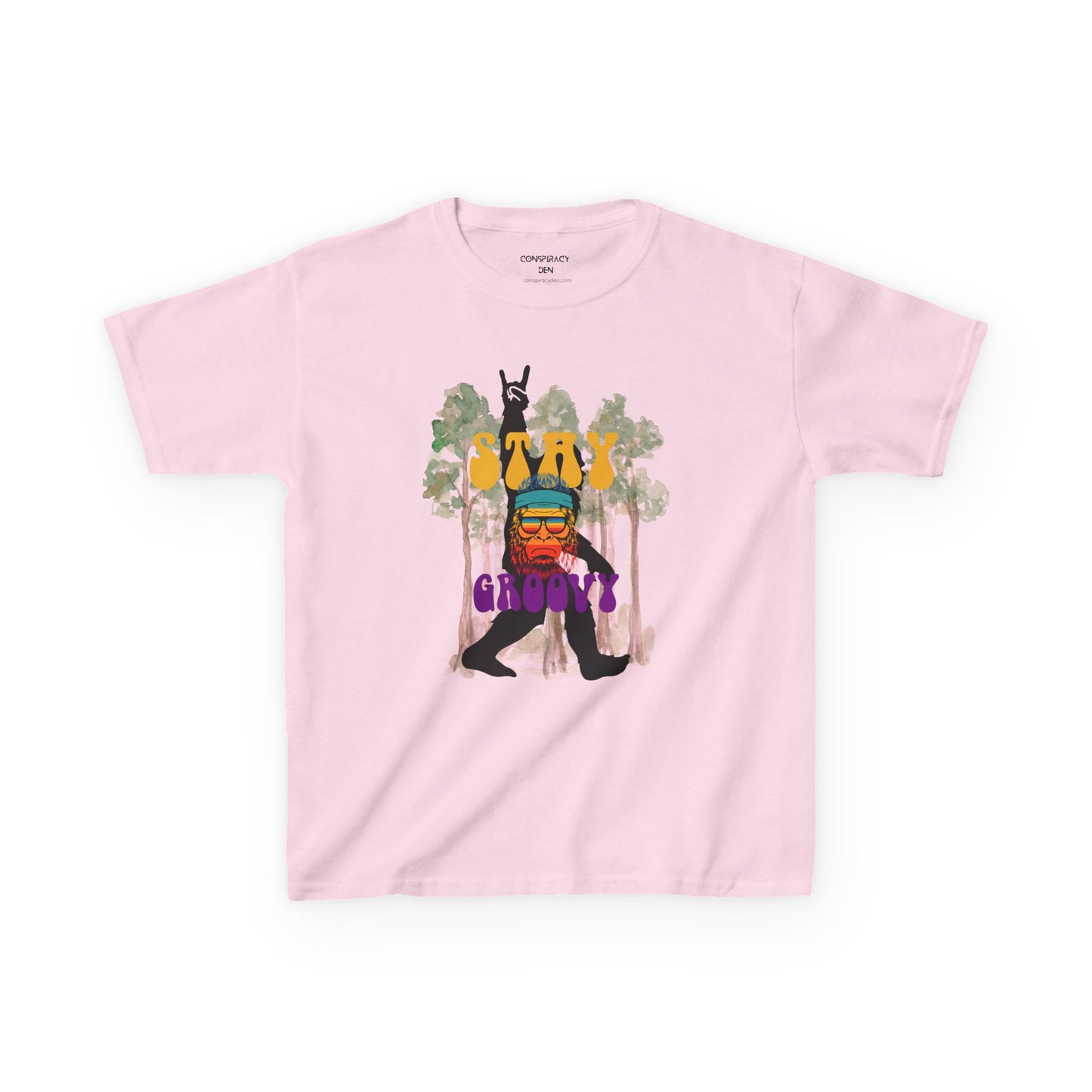 Bigfoot Stay Groovy Kids Tee