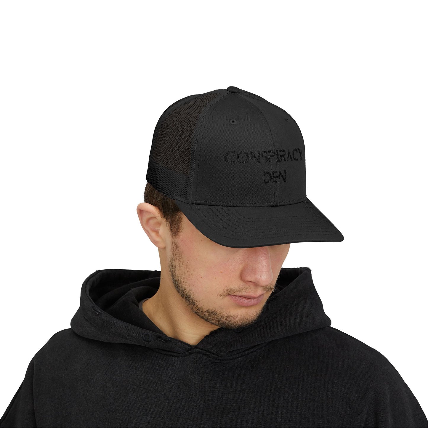 Snapback Cap - Black Conspiracy Den
