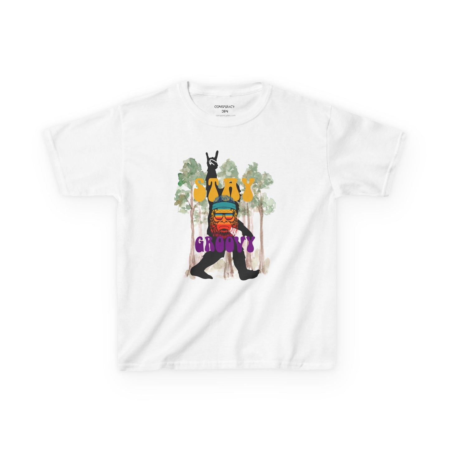Bigfoot Stay Groovy Kids Tee