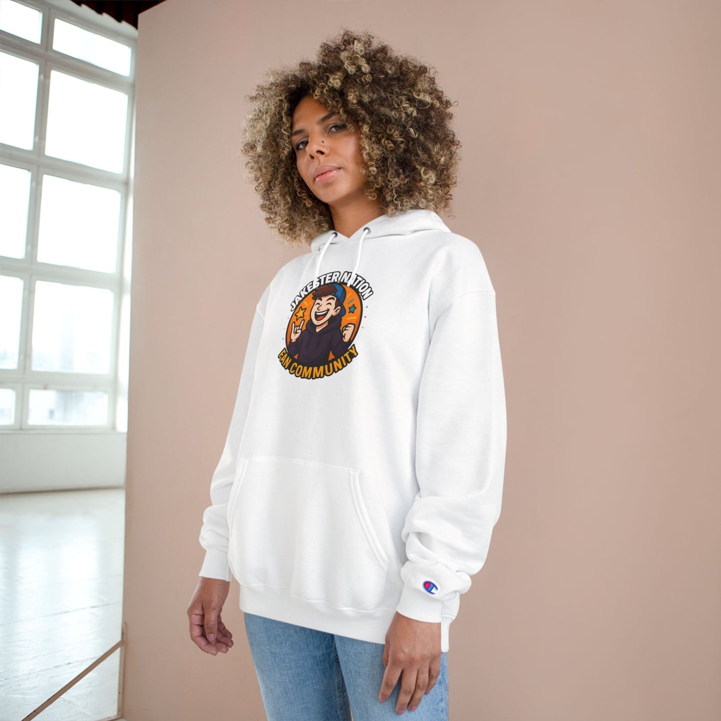 Champion Hoodie - Jakester Nation Fan Community | One Shot One Legend