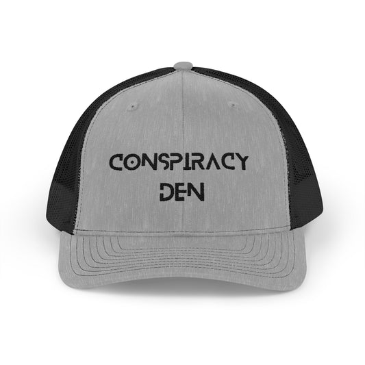 Snapback Cap - Black Conspiracy Den
