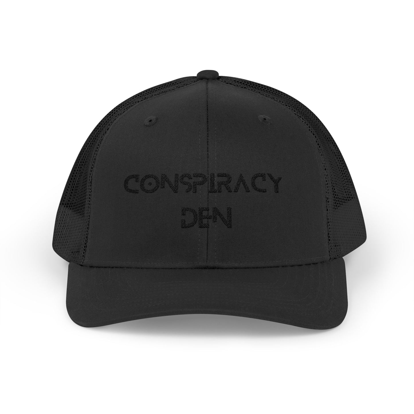 Snapback Cap - Black Conspiracy Den
