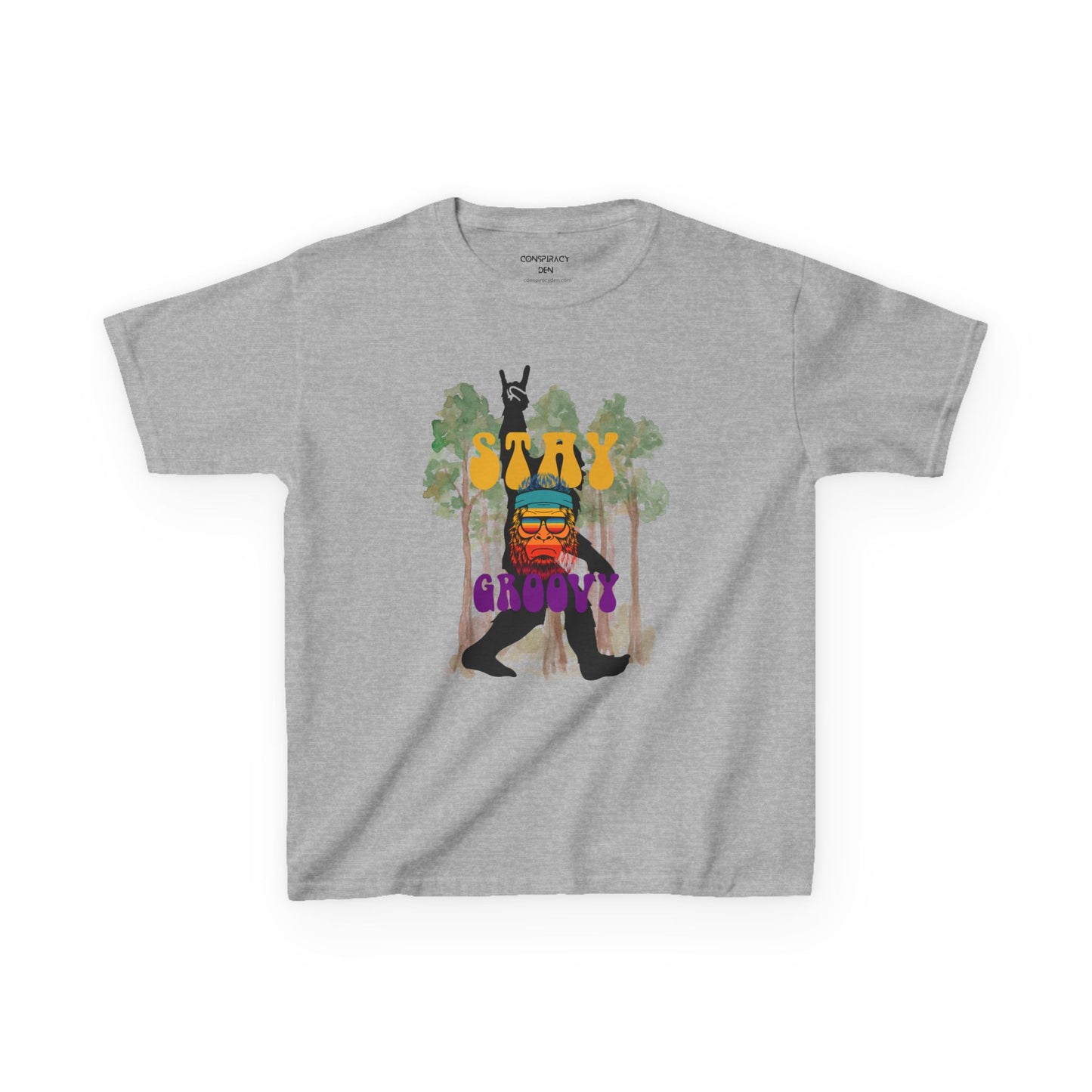 Bigfoot Stay Groovy Kids Tee