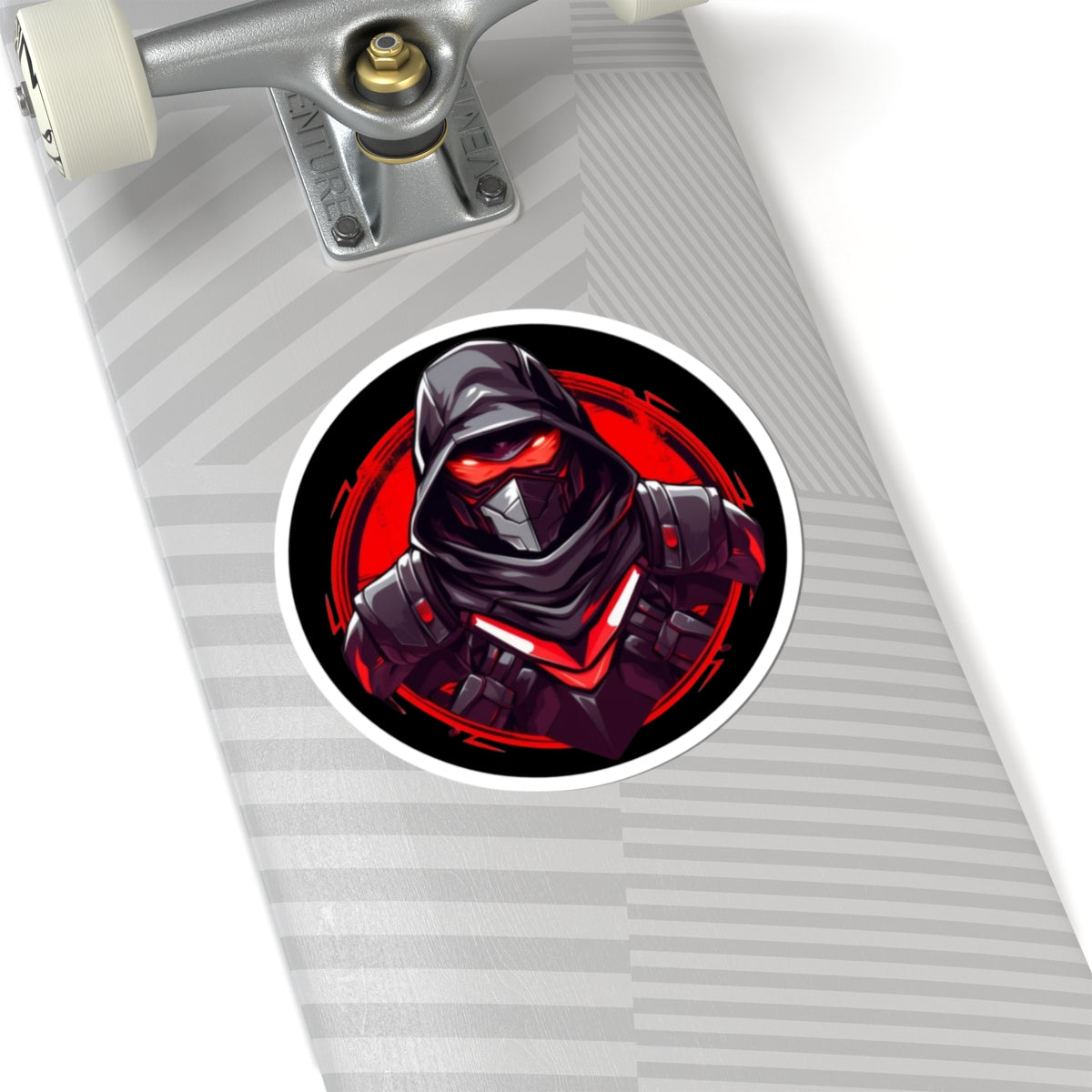 One Shot One Legend Gamer-Themed Kiss-Cut Stickers, Laptop Decor, Cool Art, Cyberpunk Aesthetic, Unique Gift for Gamers, Video Game Accessories