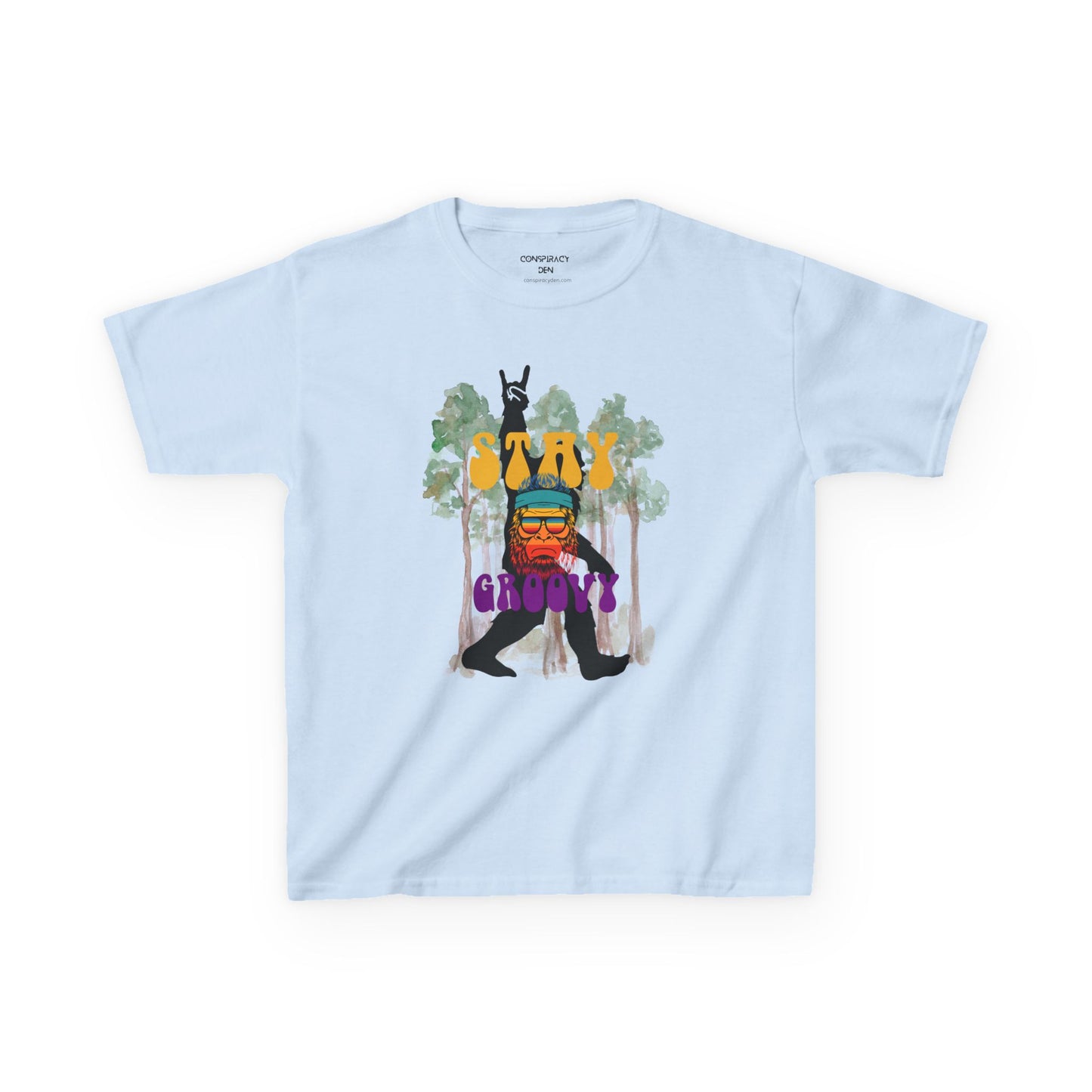 Bigfoot Stay Groovy Kids Tee