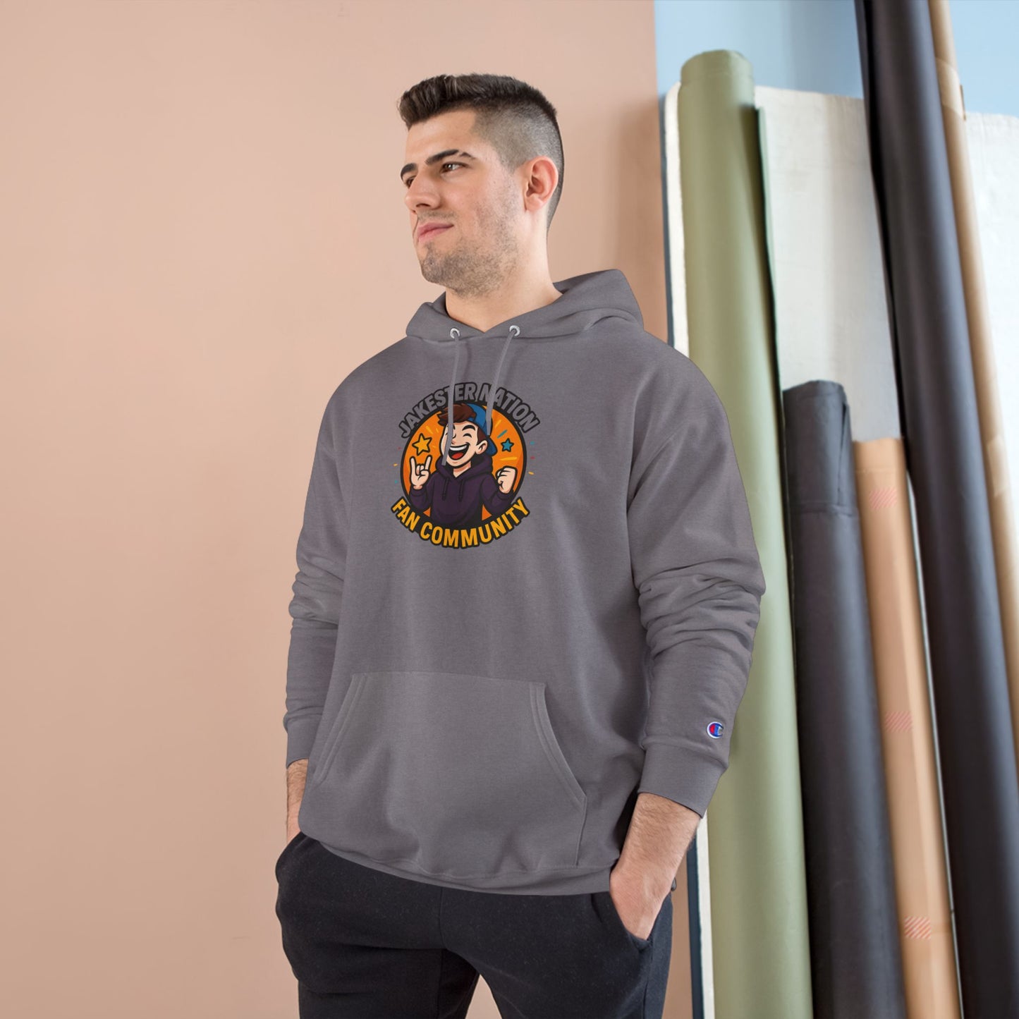 Champion Hoodie - Jakester Nation Fan Community | One Shot One Legend