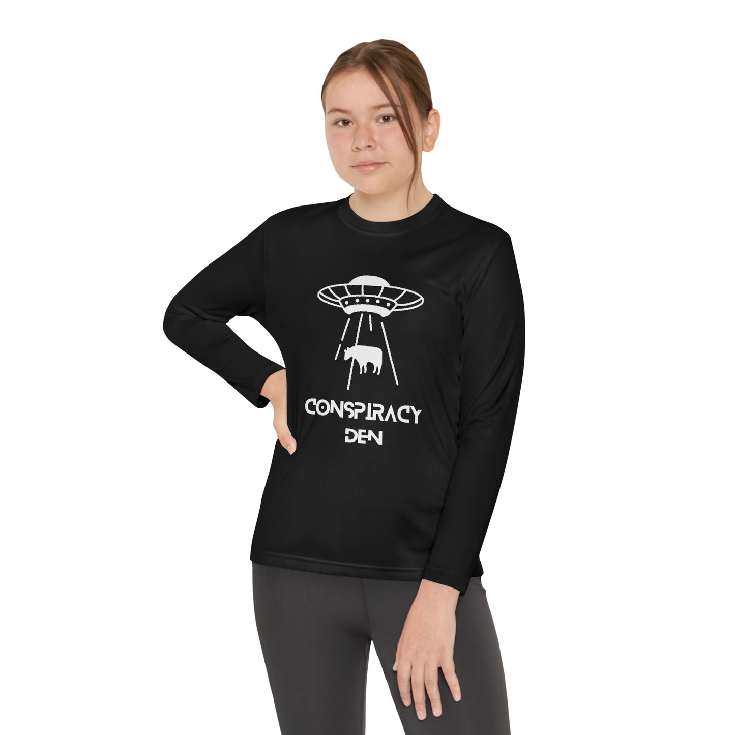 Cow Abduction Long Sleeve Tee