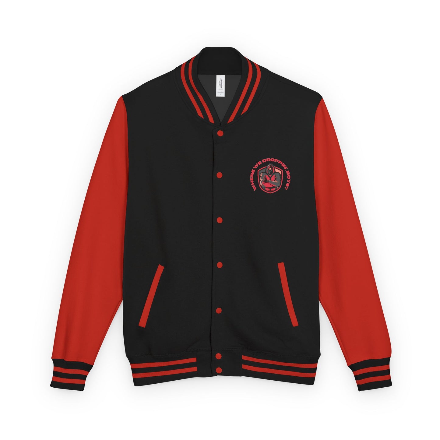 One Shot One Legend Heavyweight Letterman Jacket - One Shot One Legend Design | Gamer Apparel, Varsity Style, Streetwear, Cool Gift, Sportswear