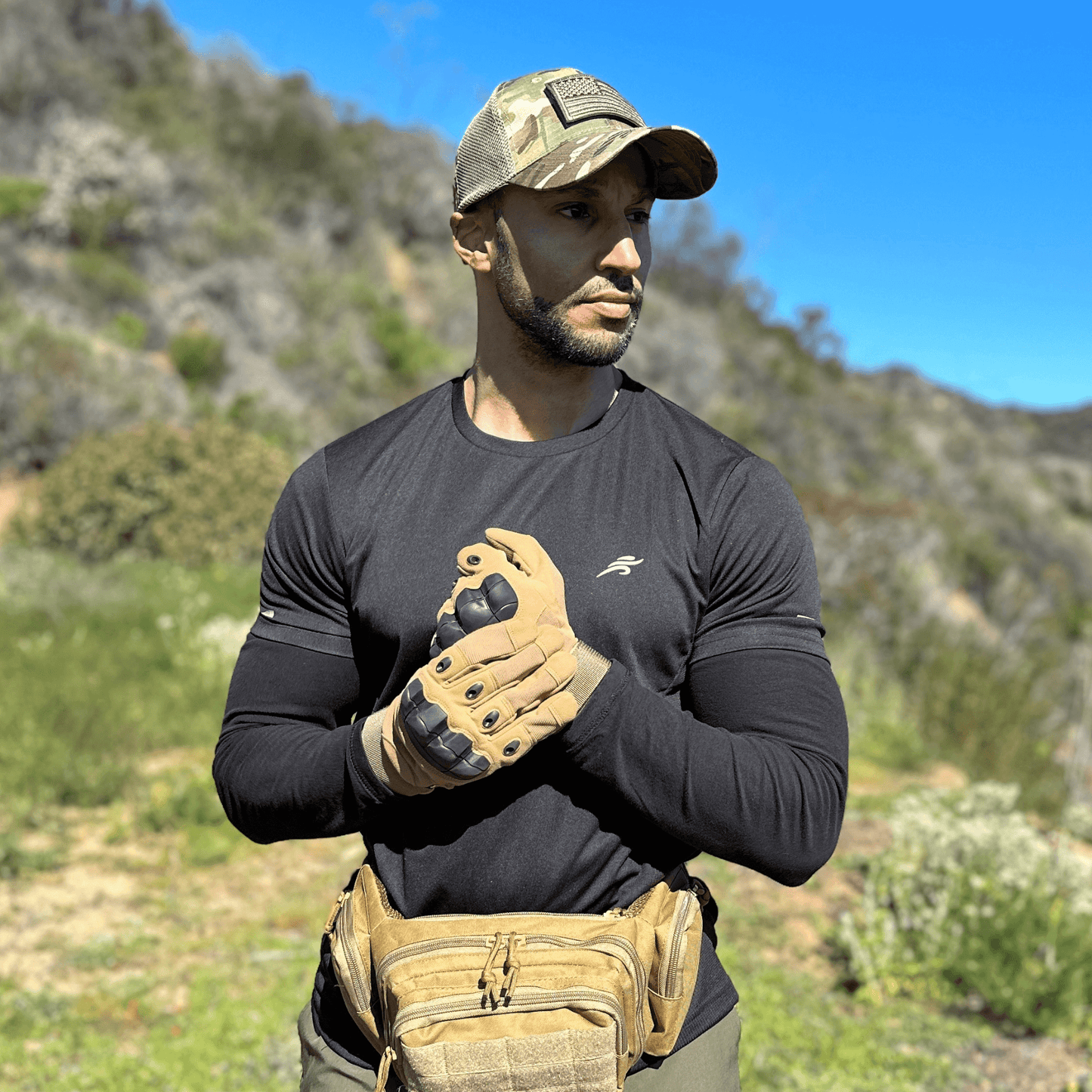 Tactical Gloves for Outdoor With Touchscreen Fingertip Capability
