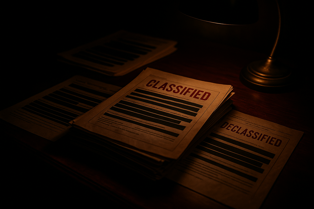 Classified documents declassified - Epstein files revealed