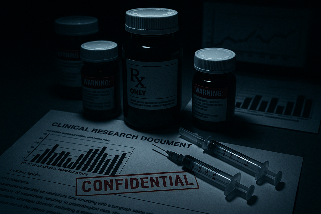 Clinical pharmaceutical lab - Big Pharma weaponized psychology