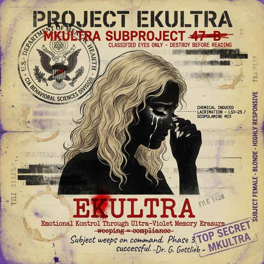 EK Ultra — Project EKULTRA MKUltra Subproject 47-B classified document art