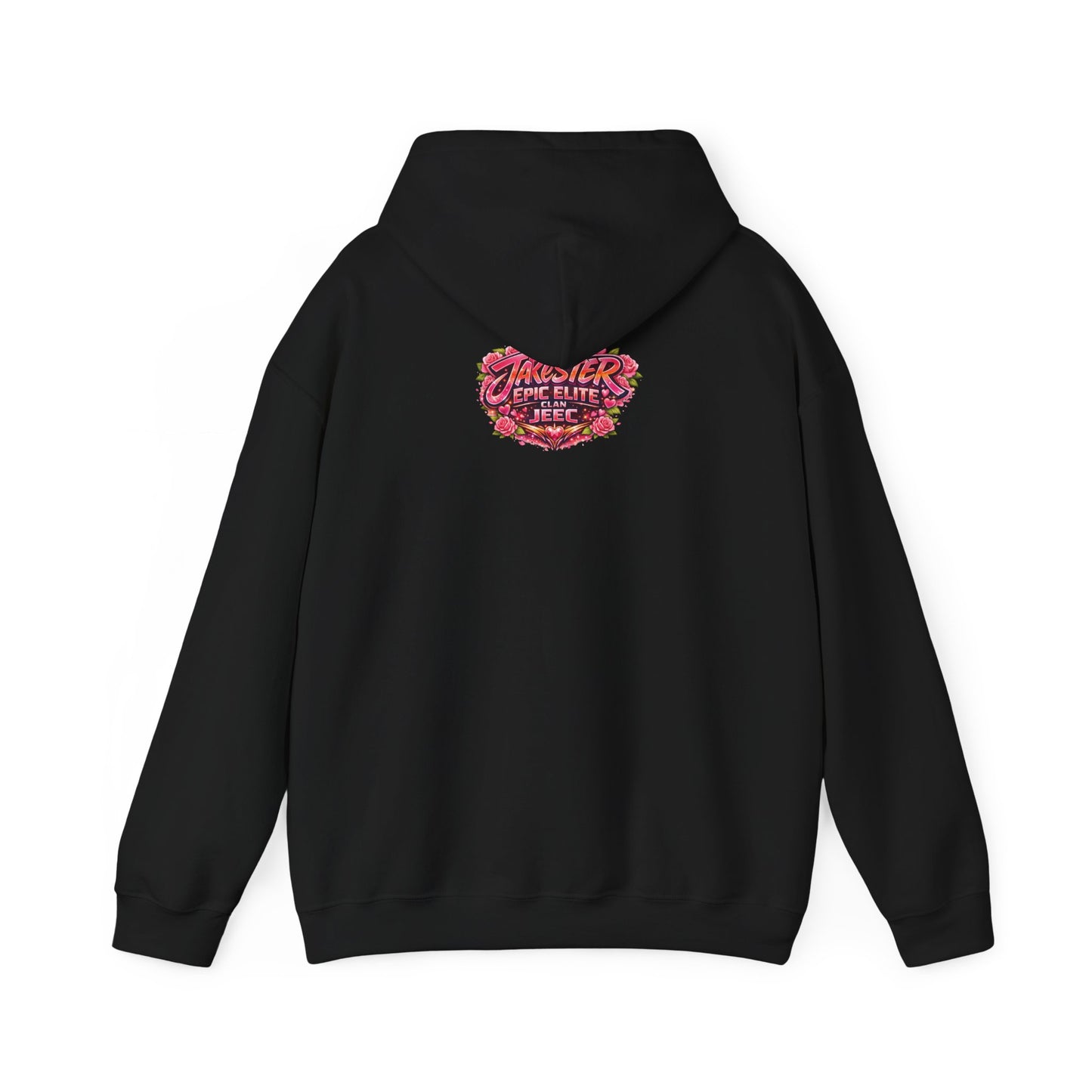 Hoodie — Floral 'Jakes Epic Elite' Heart Graphic Pullover
