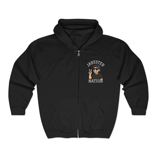 Gamer Gear Hoodie - Jakester Nation Zipper Hoodie