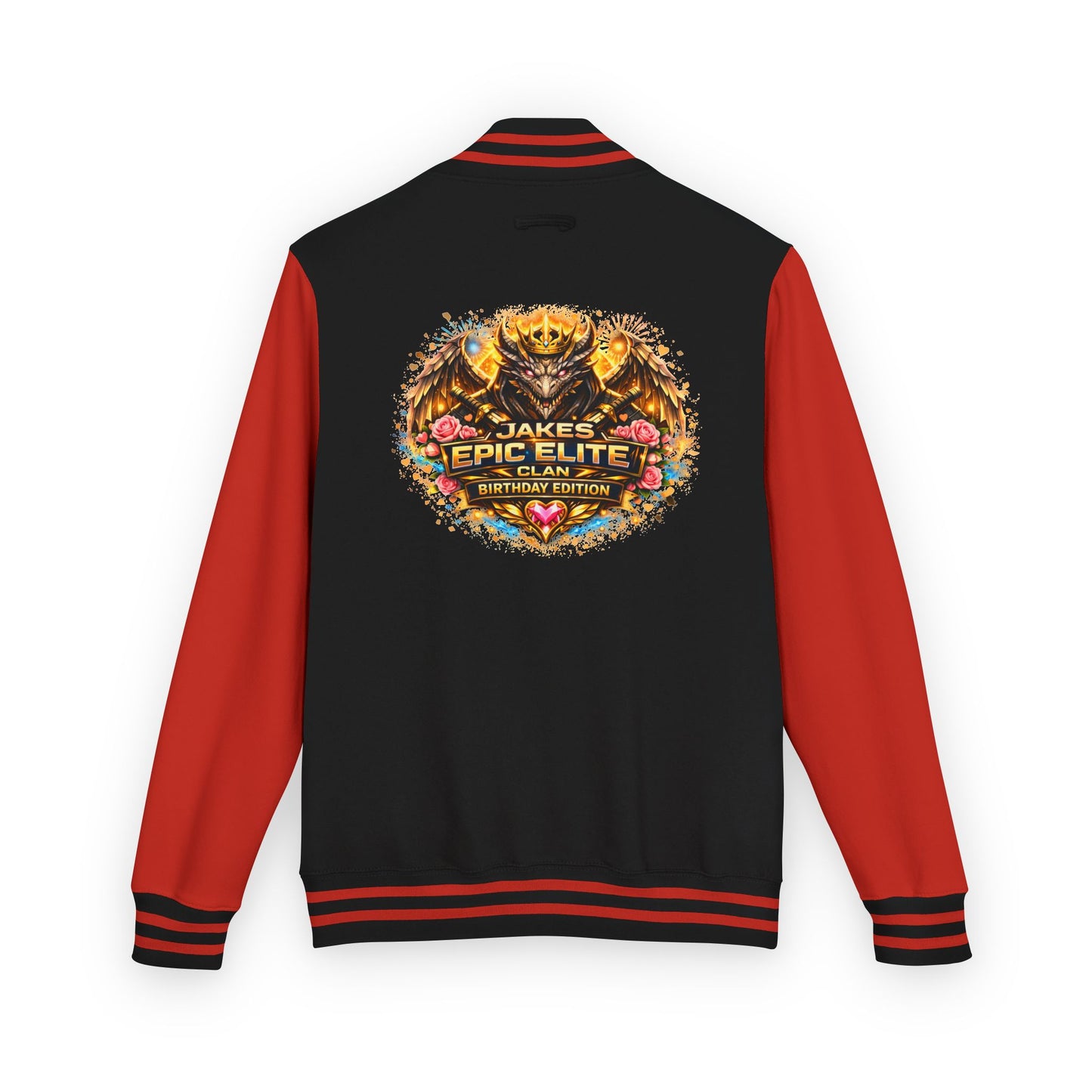 Letterman Jacket — "Jake's Epic Elite Clan" Gaming Varsity Jacket