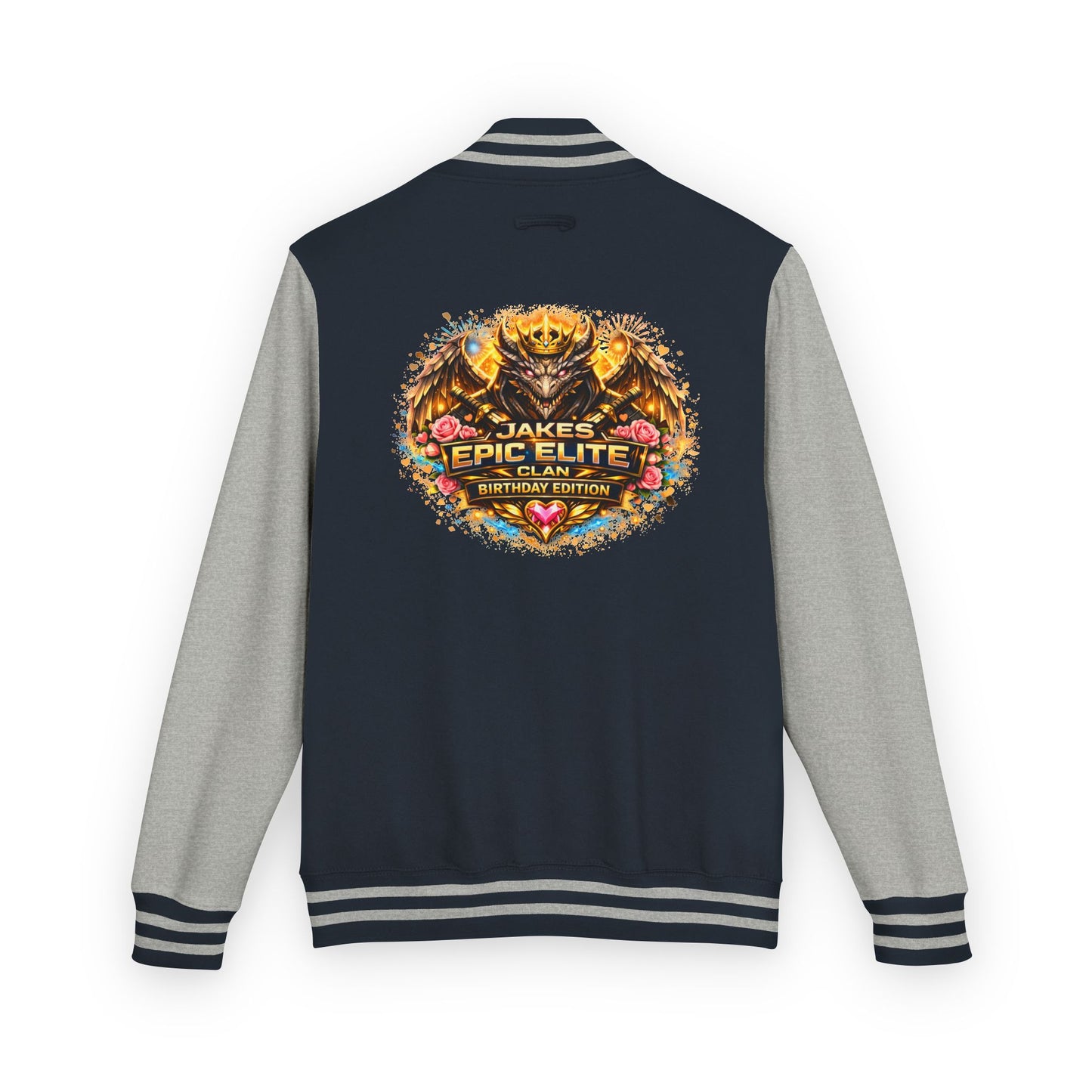 Letterman Jacket — "Jake's Epic Elite Clan" Gaming Varsity Jacket