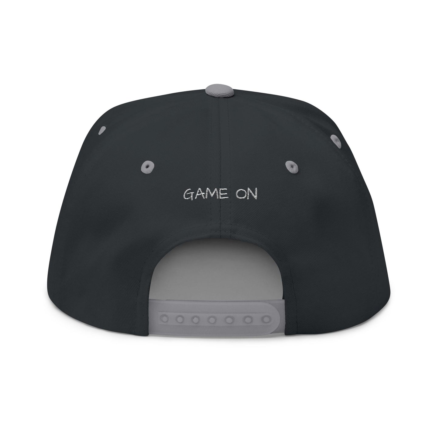 Jakes Epic Elite Clan Embroidered Gamer Crest Flat Bill Cap – 'Game On' Snapback Hat