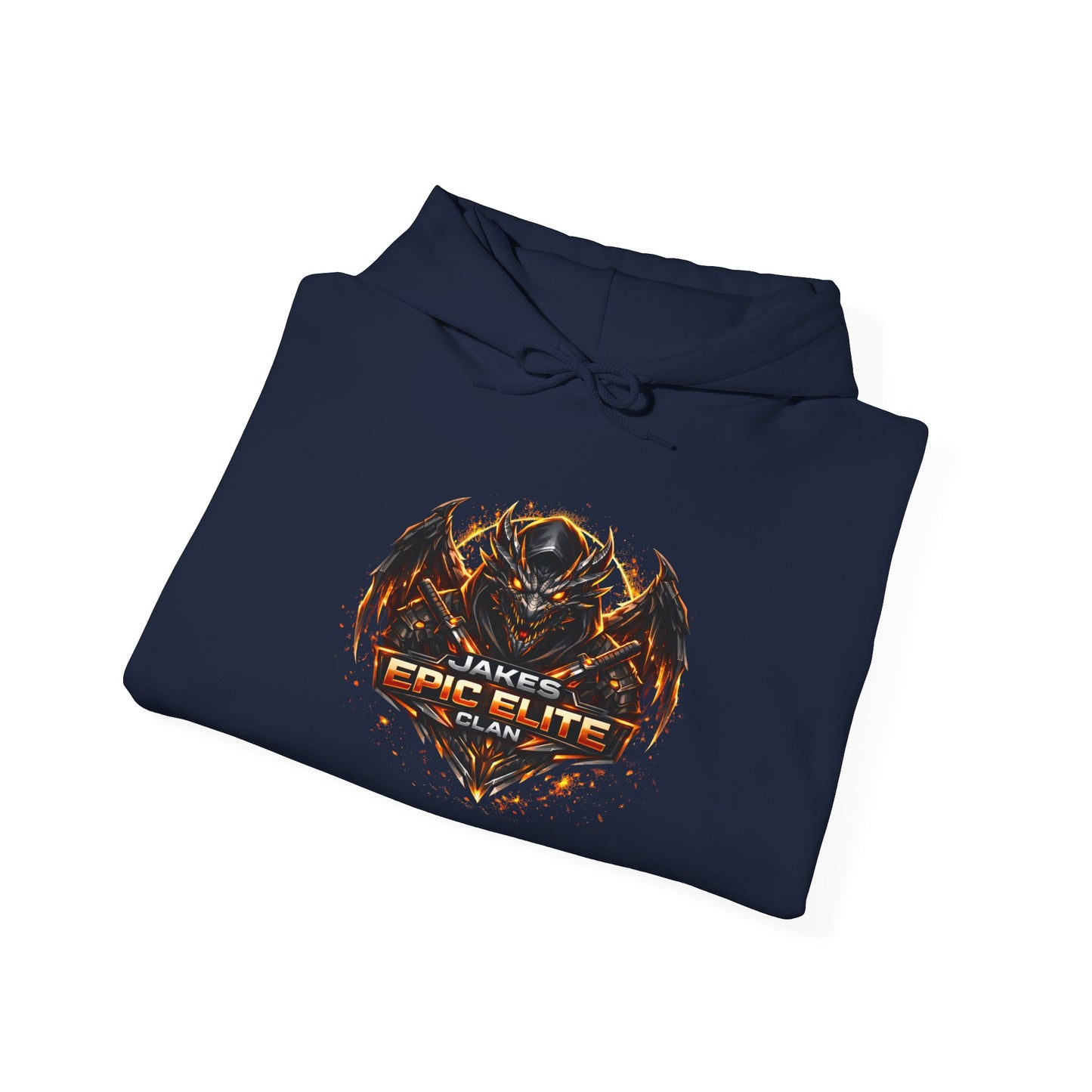 Jakes Epic Elite Gaming Hoodie - Fiery Crest Graphic Pullover