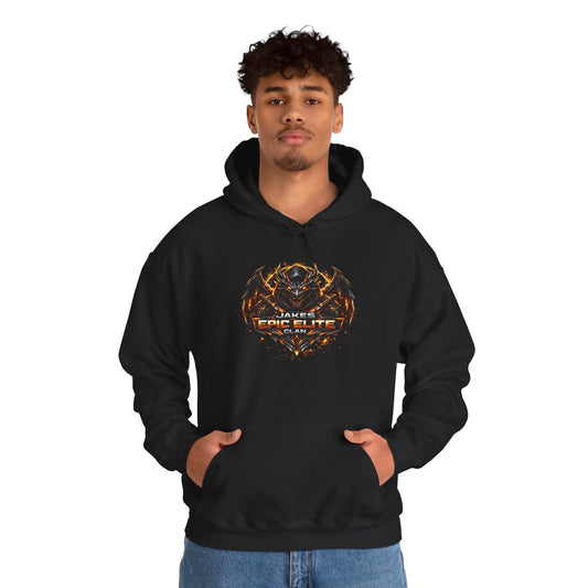 Jakes Epic Elite Gaming Hoodie - Fiery Crest Graphic Pullover