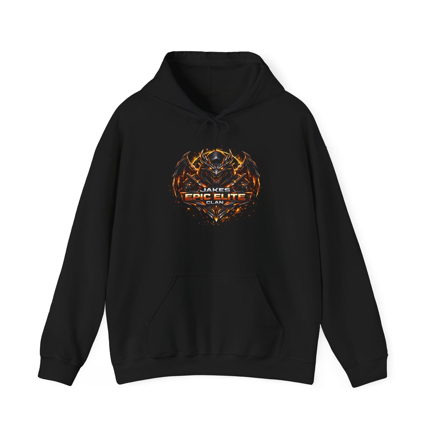 Jakes Epic Elite Gaming Hoodie - Fiery Crest Graphic Pullover