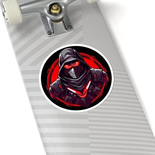 One Shot One Legend Gamer-Themed Kiss-Cut Stickers, Laptop Decor, Cool Art, Cyberpunk Aesthetic, Unique Gift for Gamers, Video Game Accessories