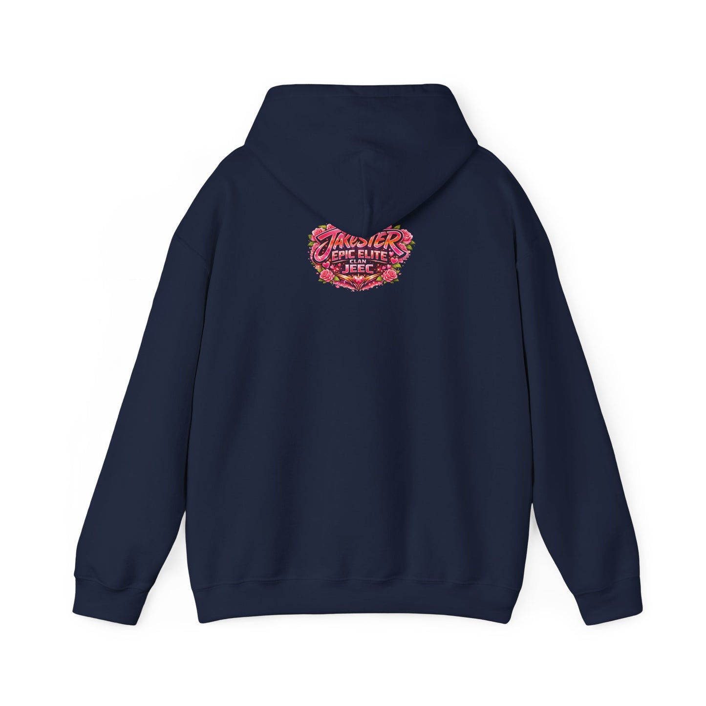 Hoodie — Floral 'Jakes Epic Elite' Heart Graphic Pullover