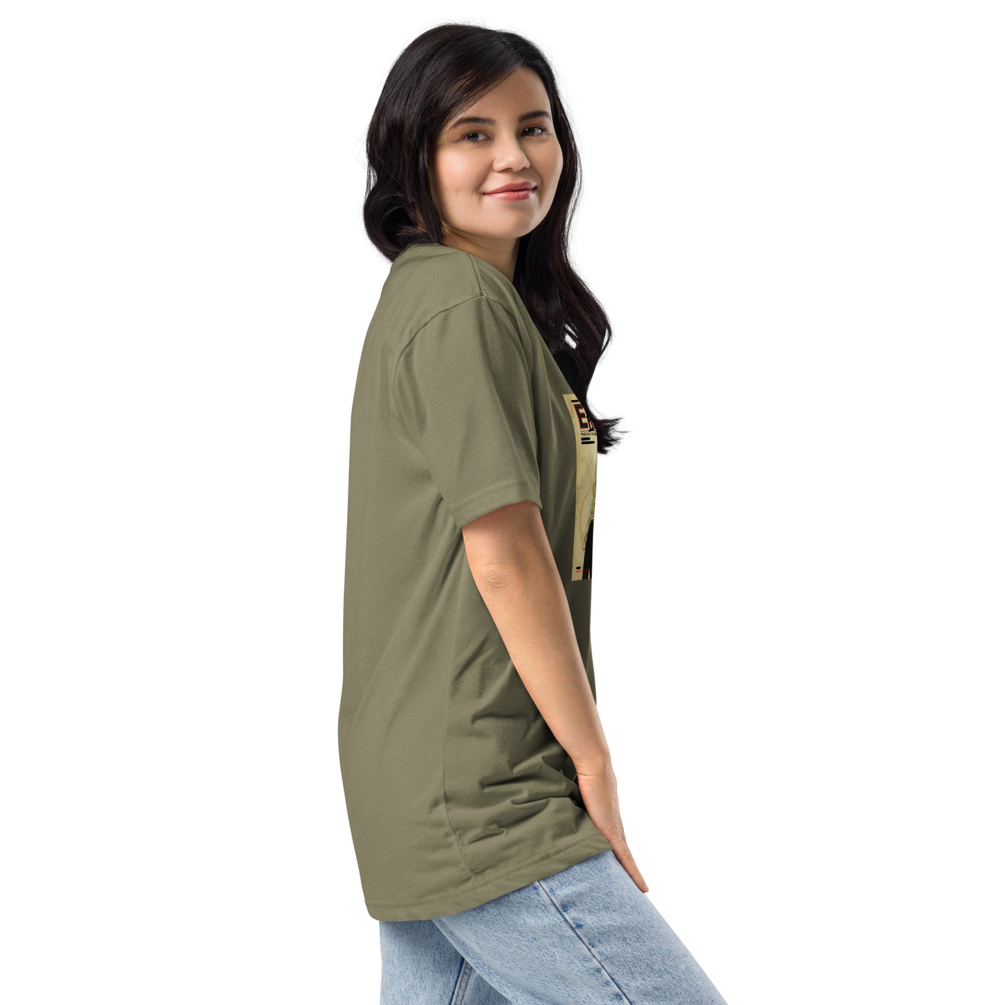 EK Ultra Tear Protocol conspiracy t-shirt — Military Green detail — Conspiracy Den Subproject 142 tee