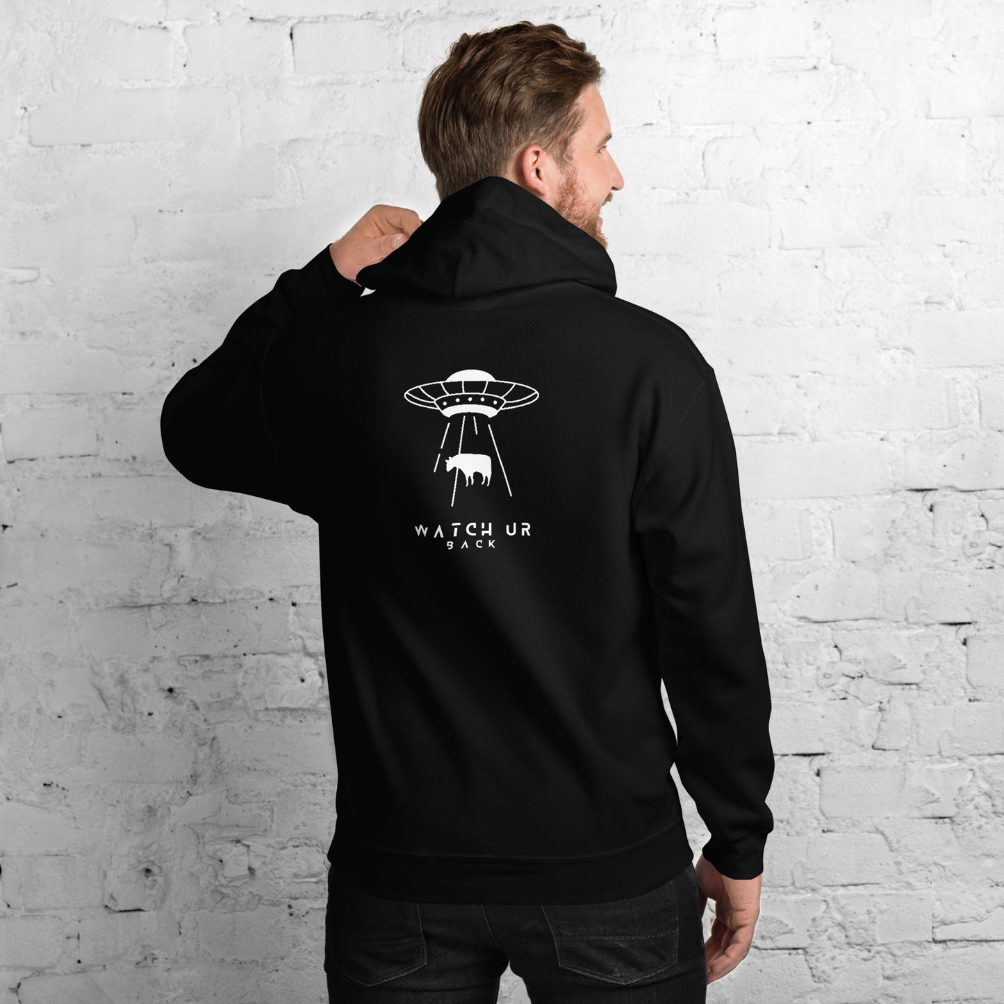 Conspiracy Den Cow Abduction Unisex Hoodie