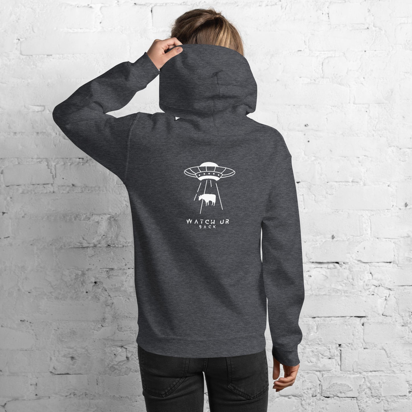 Conspiracy Den Cow Abduction Unisex Hoodie