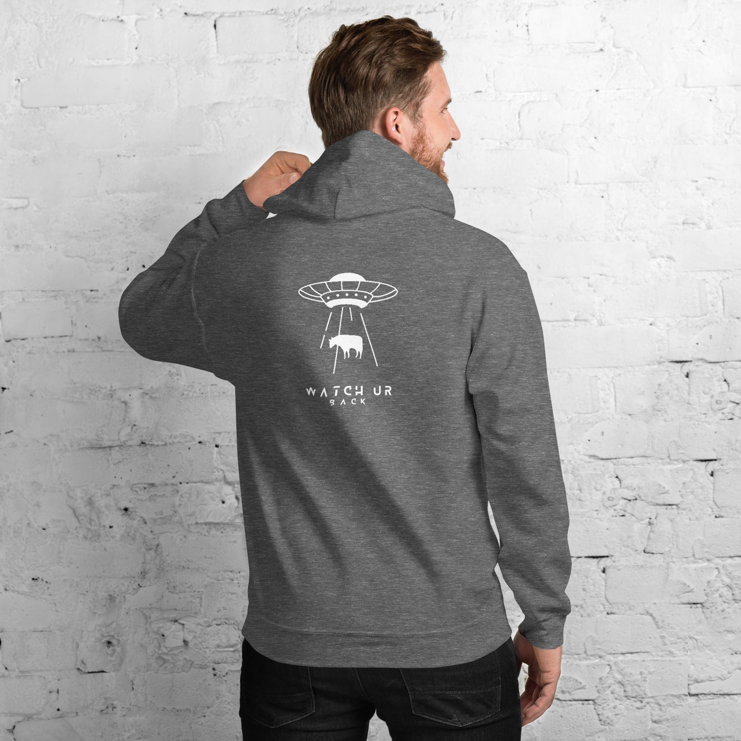 Conspiracy Den Cow Abduction Unisex Hoodie