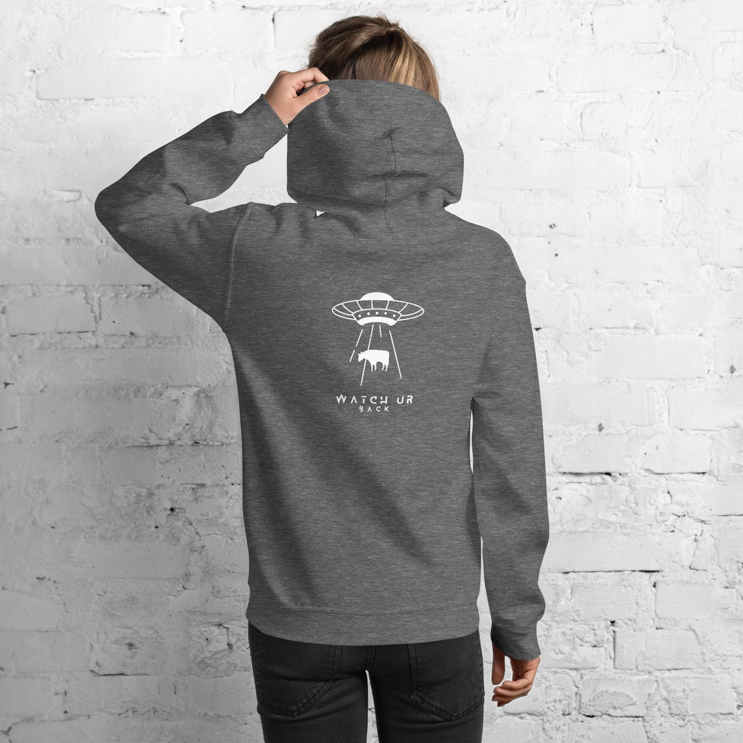 Conspiracy Den Cow Abduction Unisex Hoodie