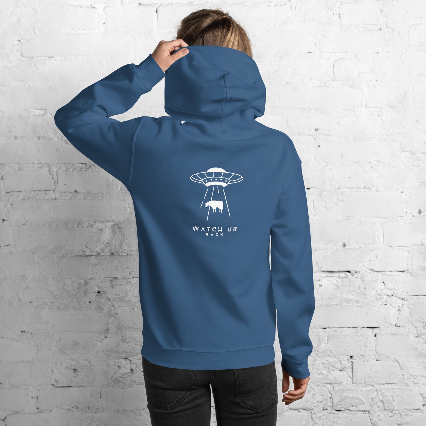 Conspiracy Den Cow Abduction Unisex Hoodie