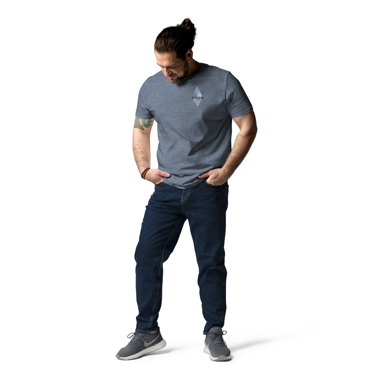 Alien Poke-Eye organic cotton t-shirt