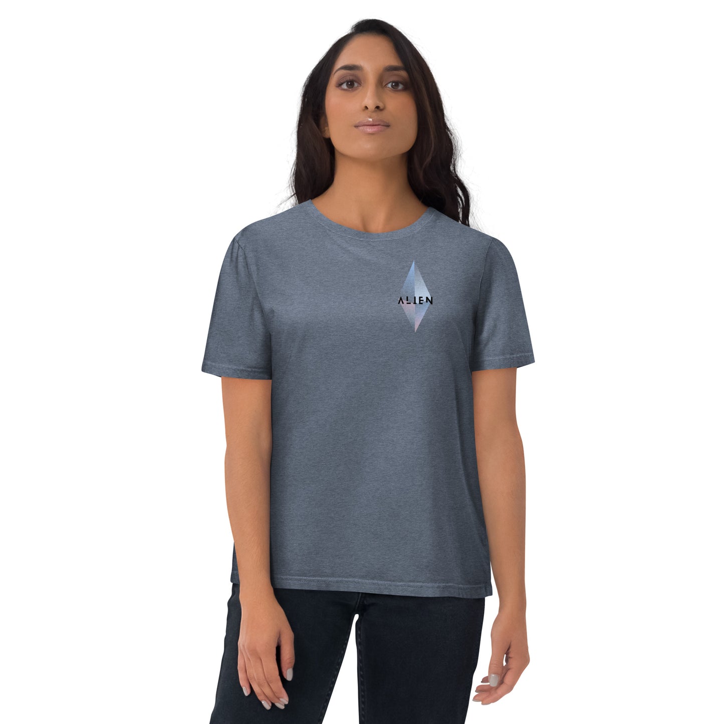 Alien Poke-Eye organic cotton t-shirt