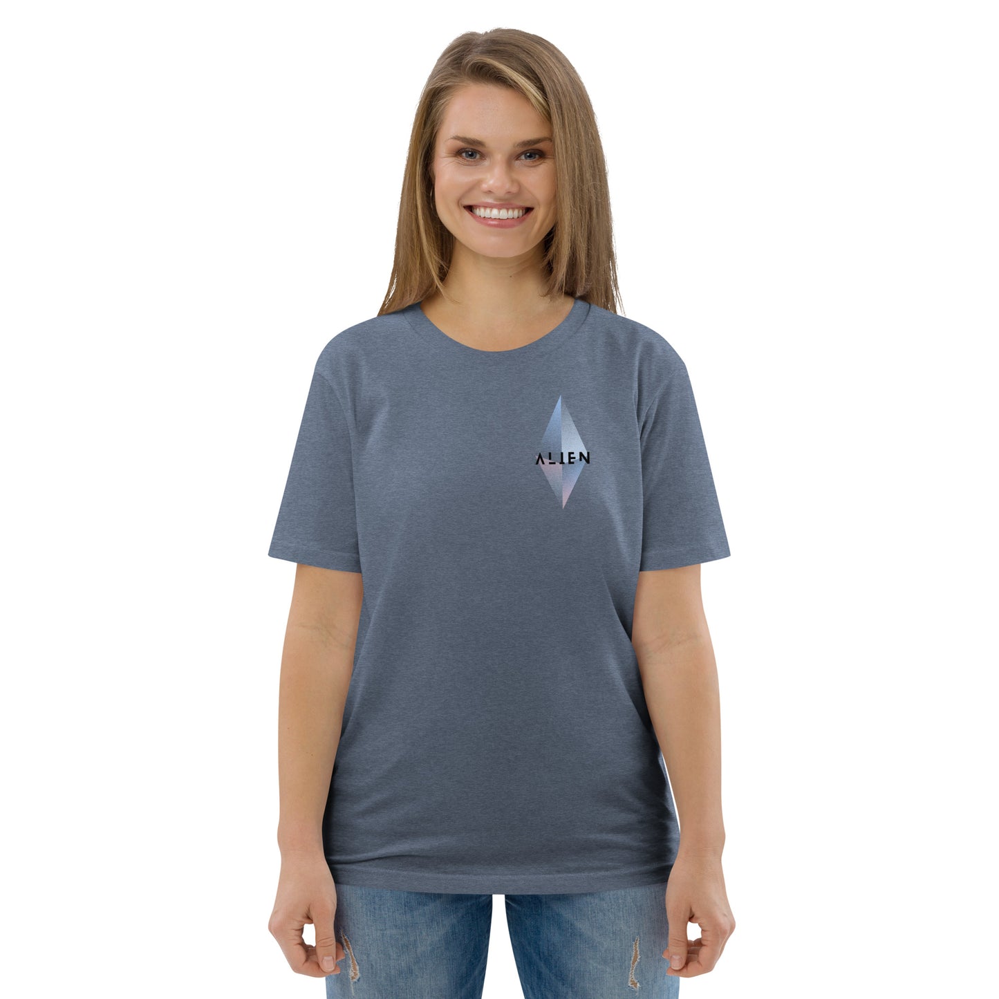 Alien Poke-Eye organic cotton t-shirt