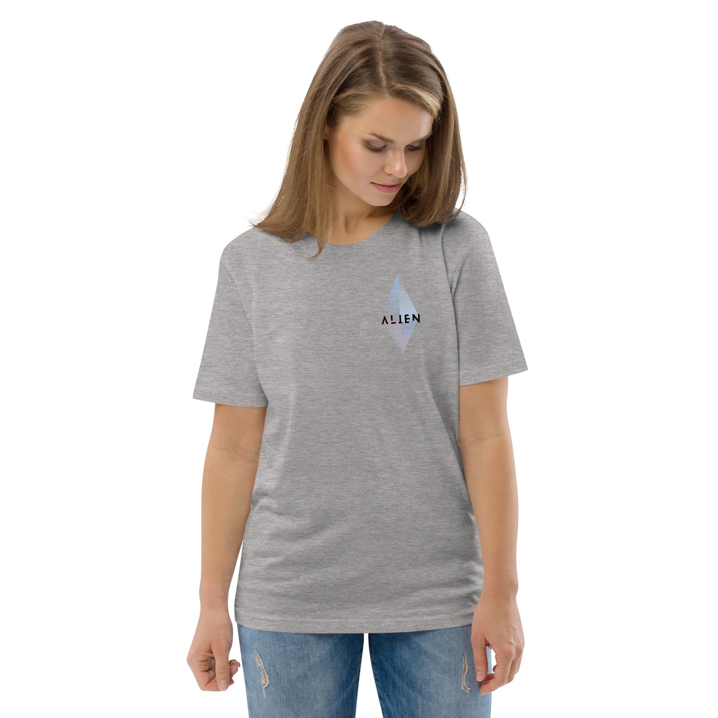 Alien Poke-Eye organic cotton t-shirt