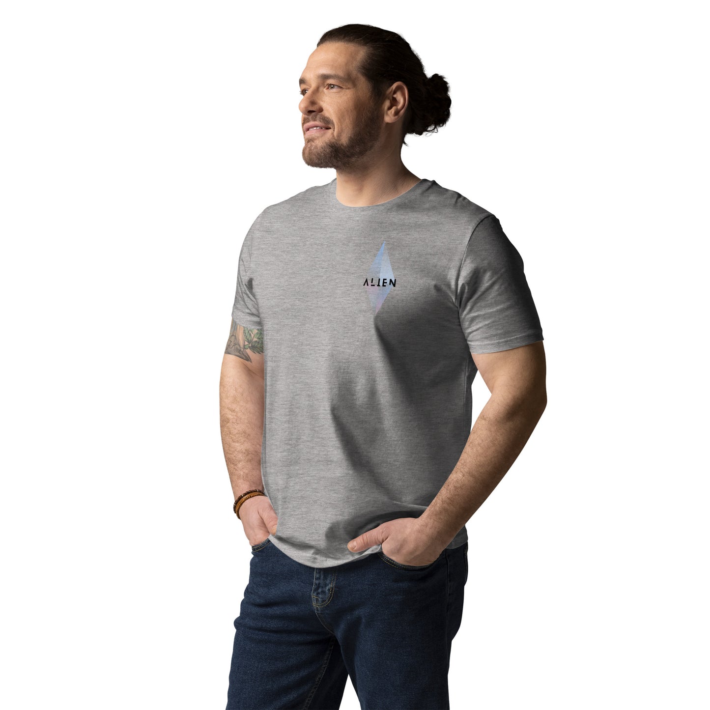 Alien Poke-Eye organic cotton t-shirt