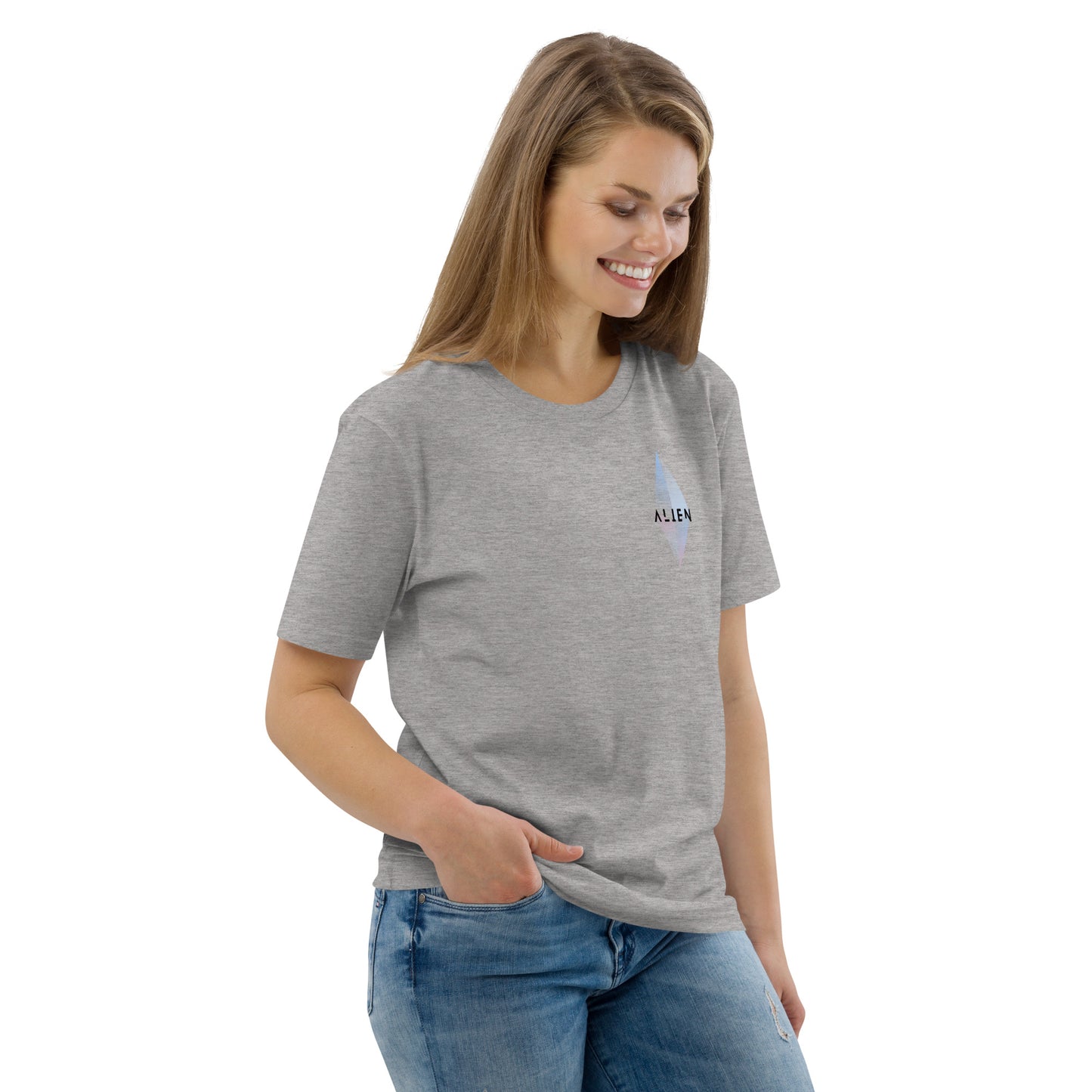Alien Poke-Eye organic cotton t-shirt