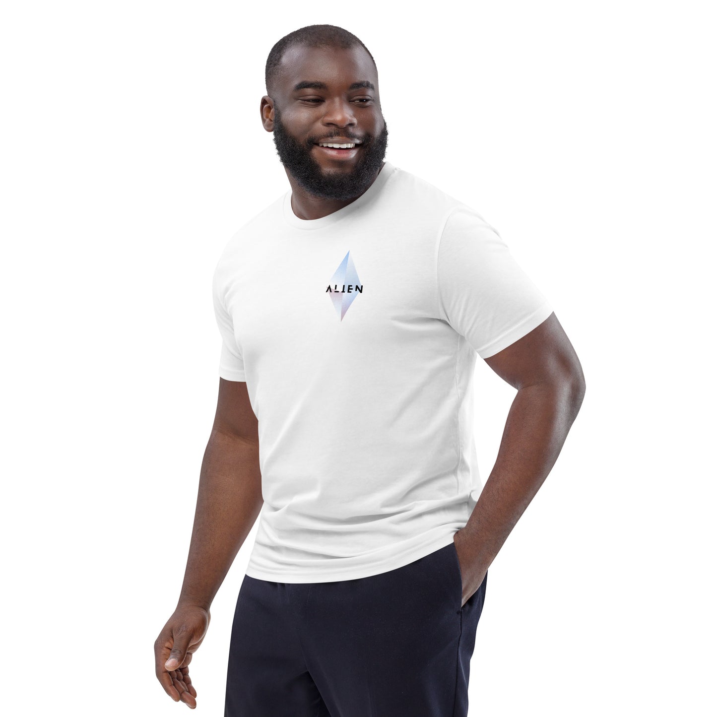 Alien Poke-Eye organic cotton t-shirt