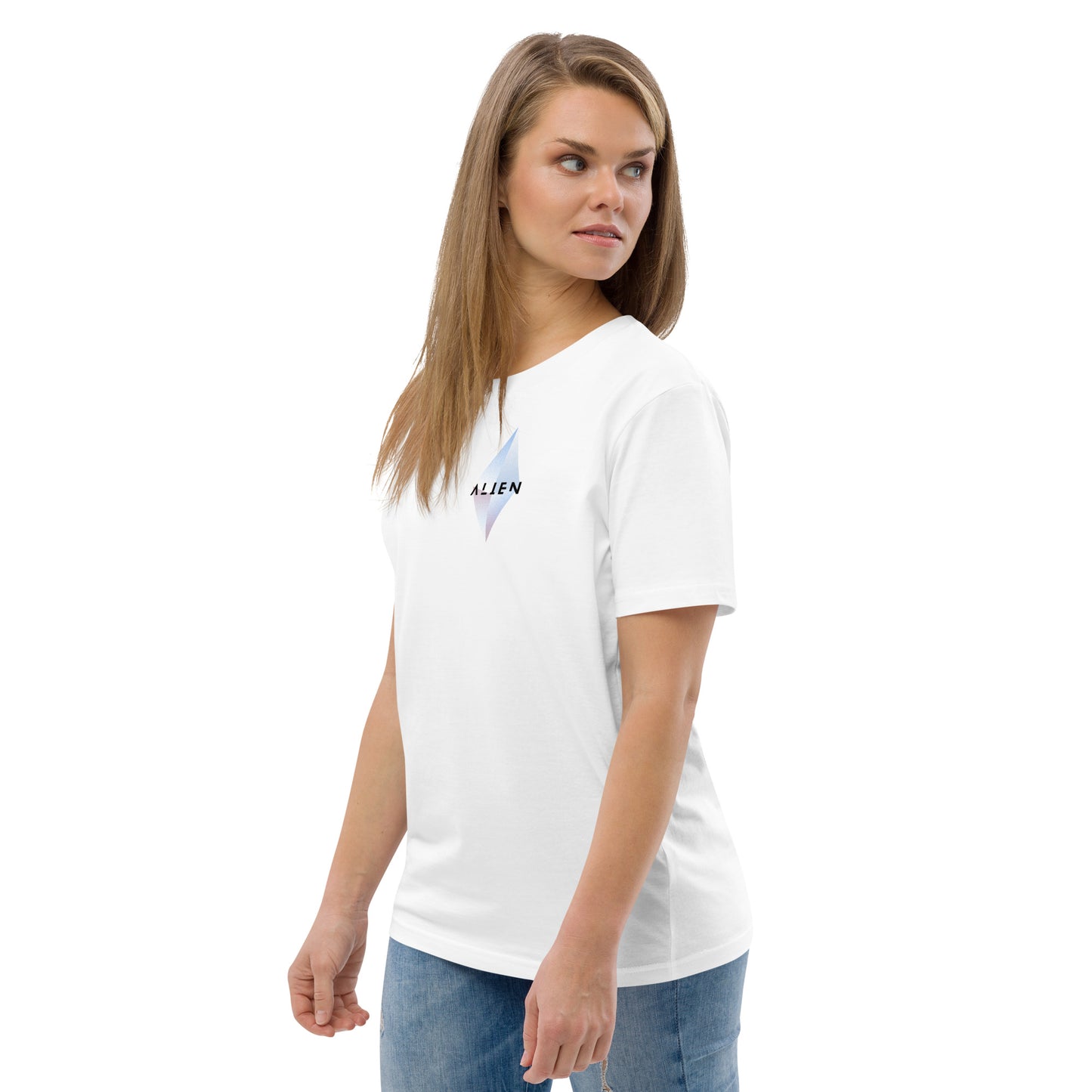 Alien Poke-Eye organic cotton t-shirt