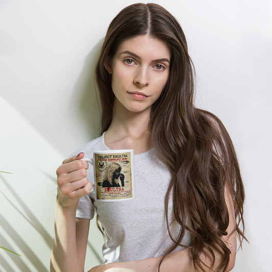EK Ultra Emotional Kontrol Mug 11oz — MKUltra Subproject 47-B classified design by Conspiracy Den