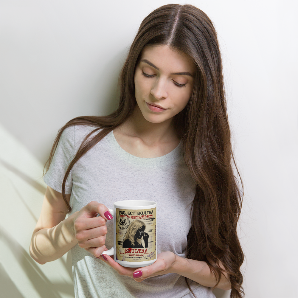 EK Ultra Emotional Kontrol Mug 15oz — classified conspiracy ceramic mug by Conspiracy Den
